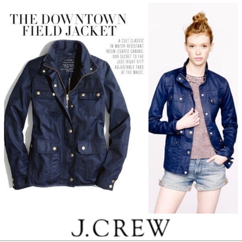 Jcrew Like NEW J. Crew Downtown field utility jacket Fall Autumn XS navy